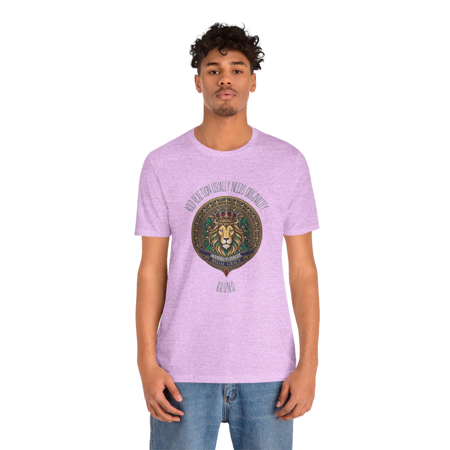 Personalized Lion Crest Graphic Tee