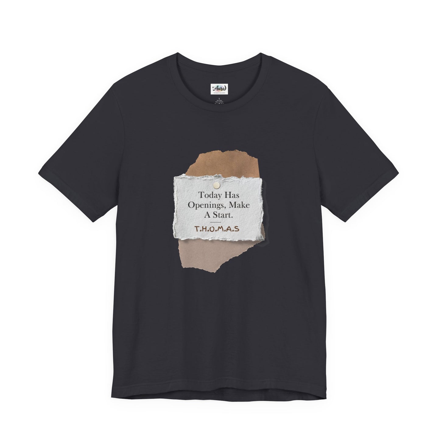 Personalized Torn Paper Motive Tee