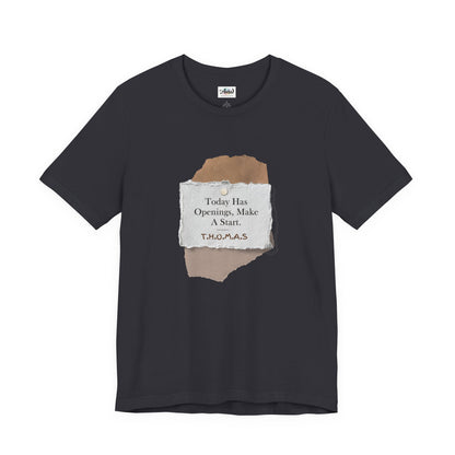 Personalized Torn Paper Motive Tee