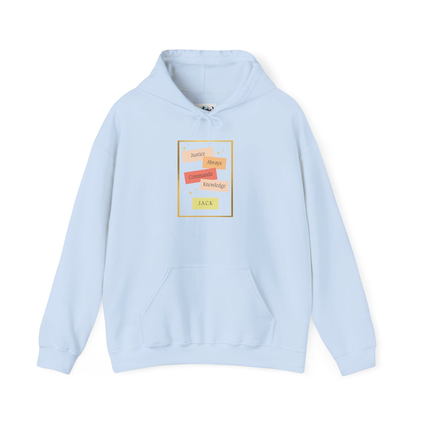 Personalized Colourful Pastel Notes Hooded Sweatshirt