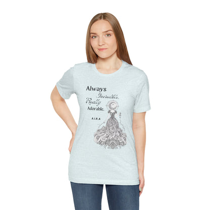 Personalized Cute Illustration black and white Graphic Tee