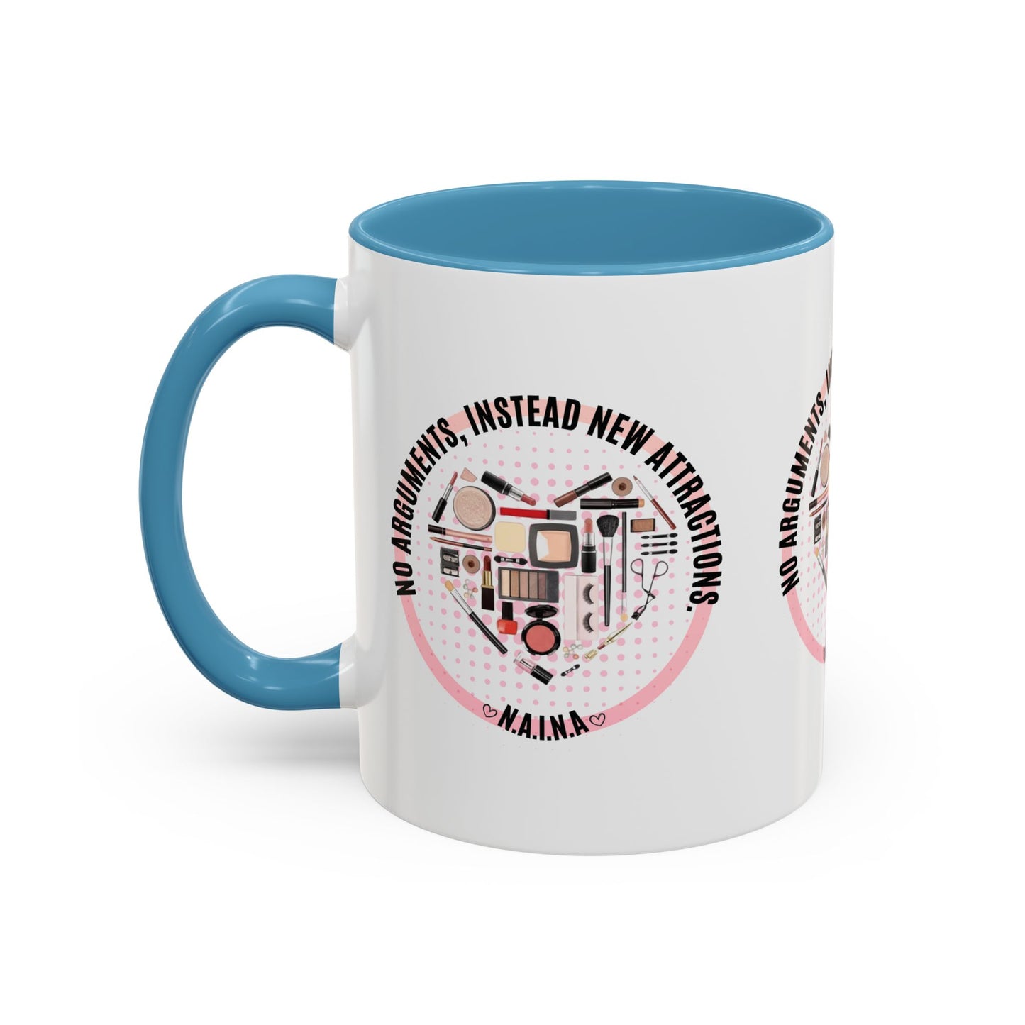 Personalized Cosmetic Heart Accent Coffee Mug