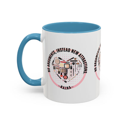 Personalized Cosmetic Heart Accent Coffee Mug