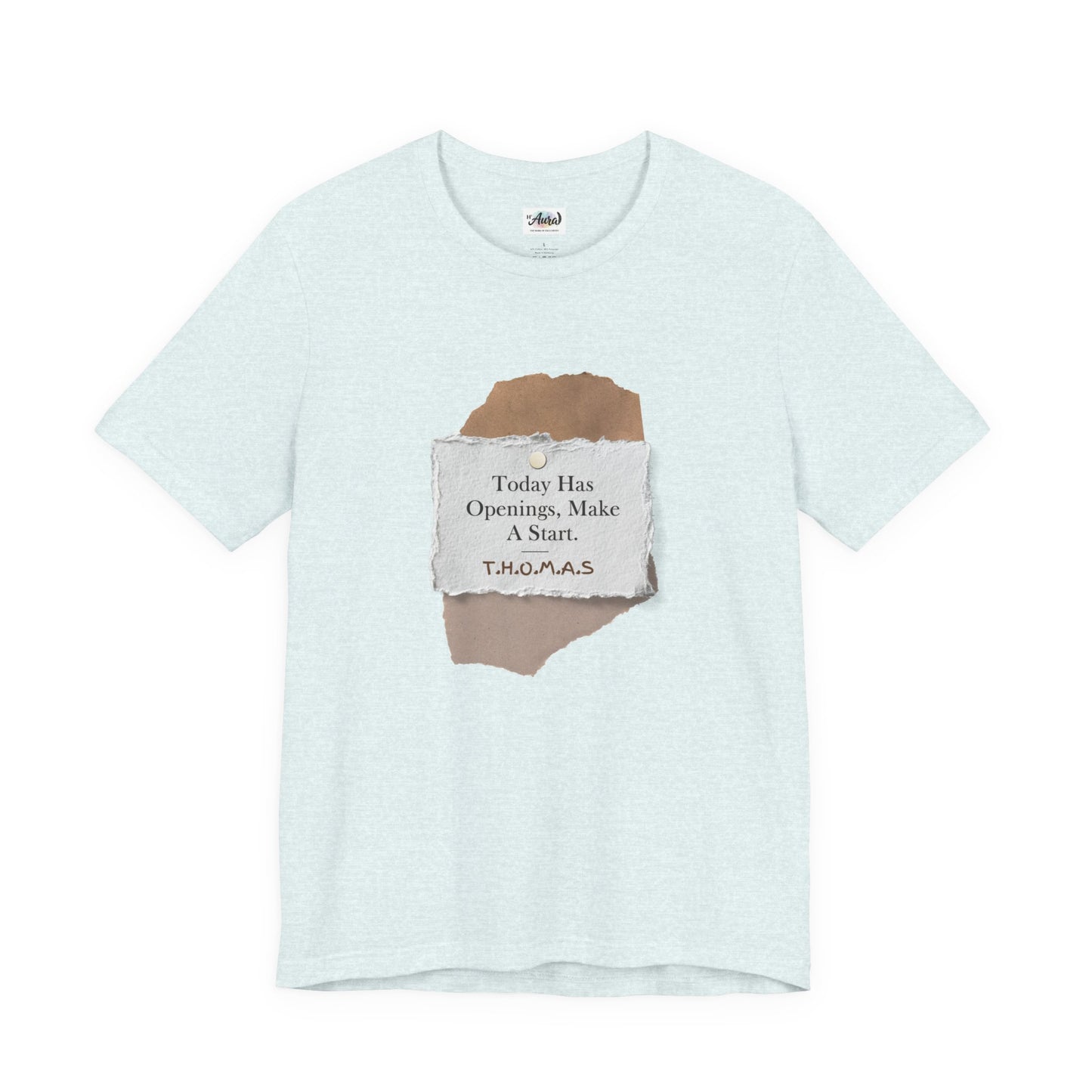 Personalized Torn Paper Motive Tee
