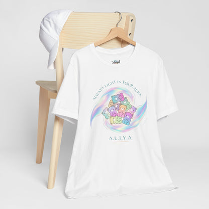 Personalized Pastel Teddy Heart Tee