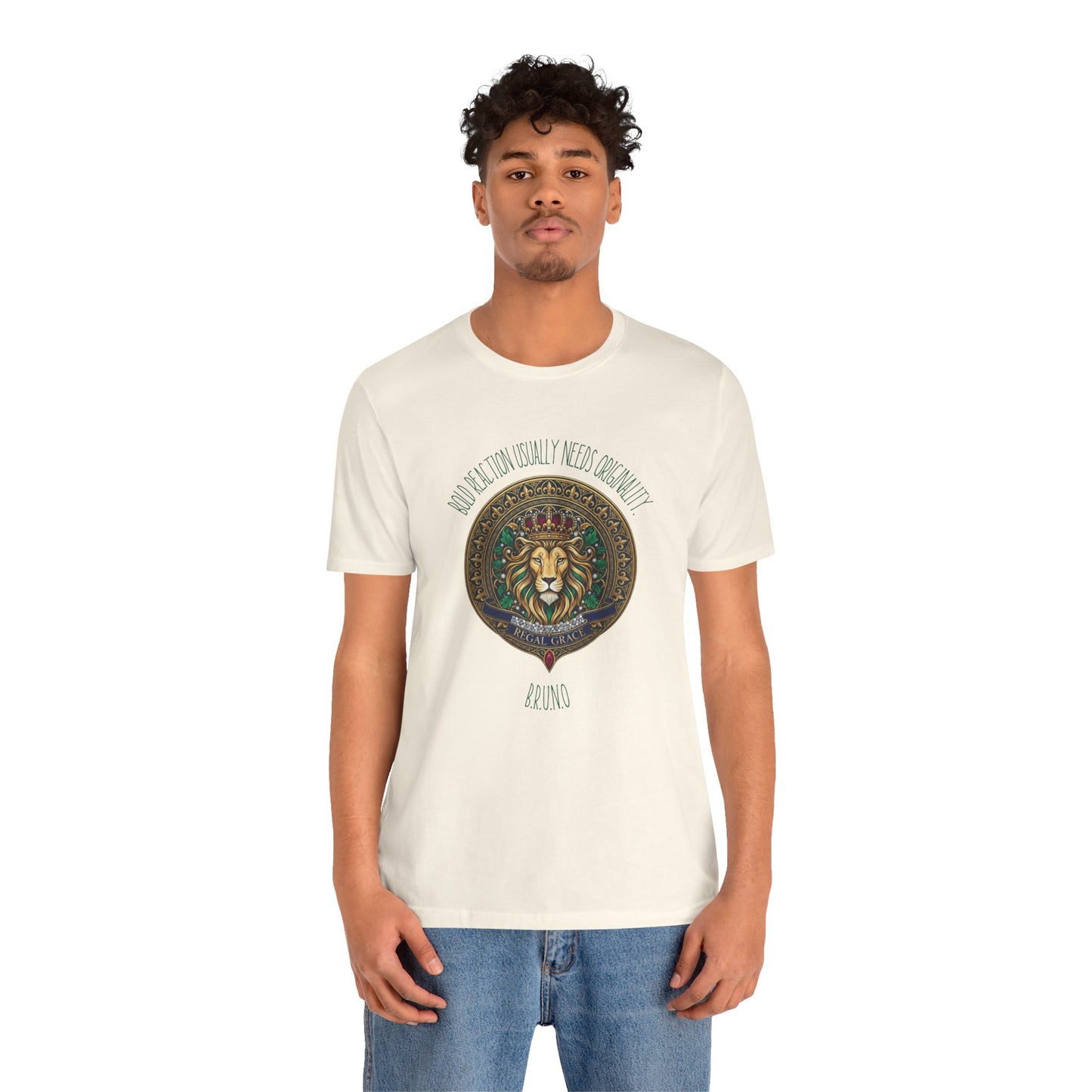 Personalized Lion Crest Graphic Tee