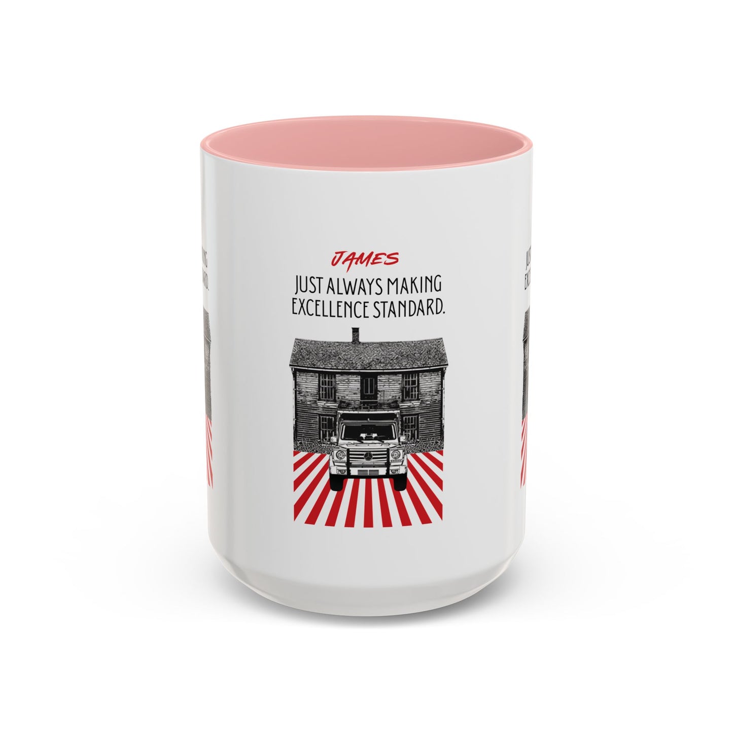 Personalized Vintage Car Accent Coffee Mug