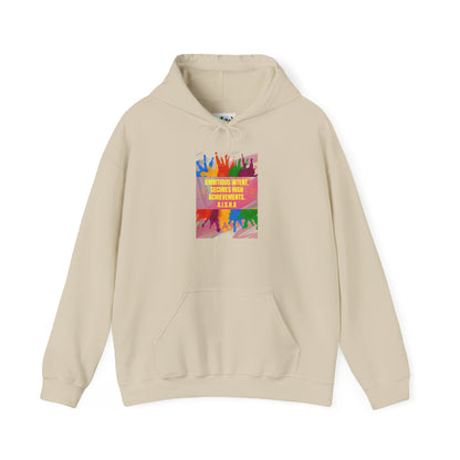 Personalized Motivational Graphic Hooded Sweatshirt