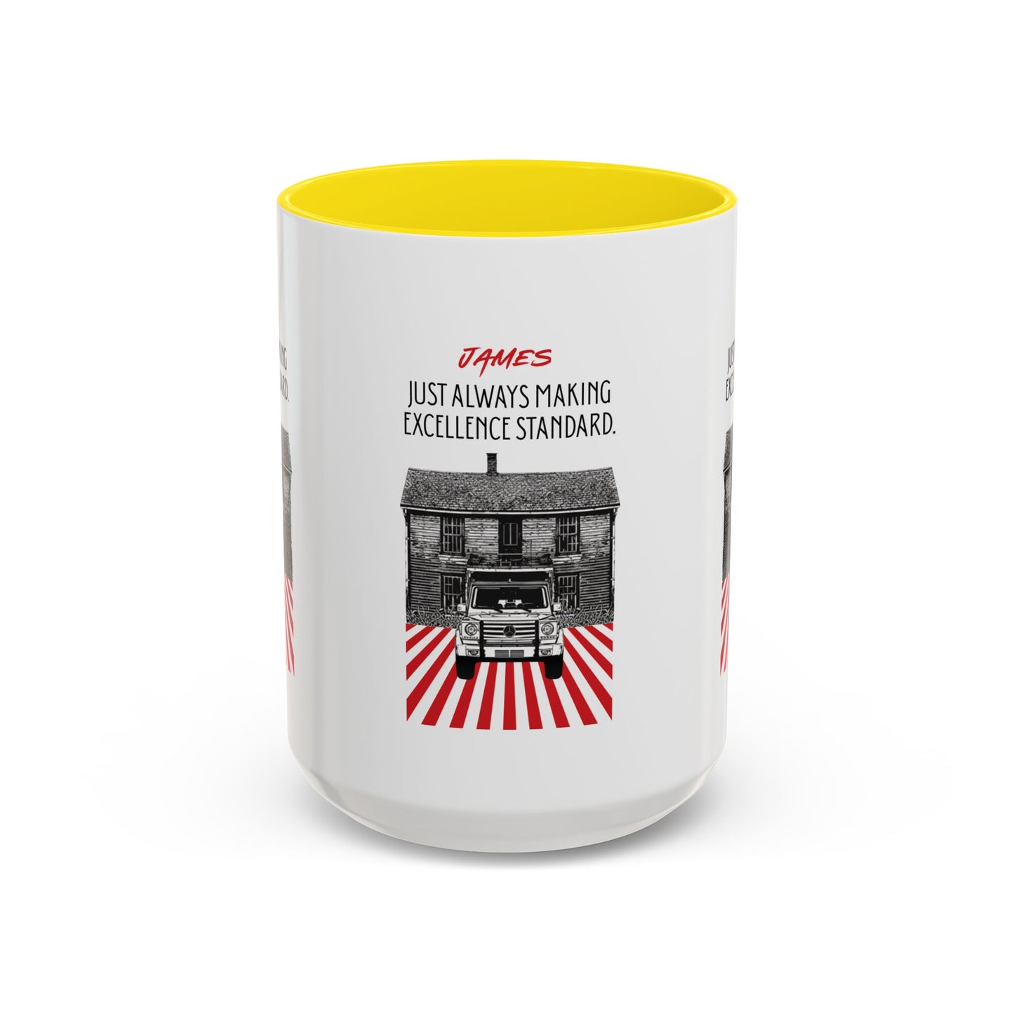Personalized Vintage Car Accent Coffee Mug