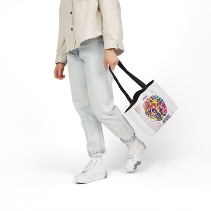 Personalized Initial Quote Brain Canvas Tote Custom Name