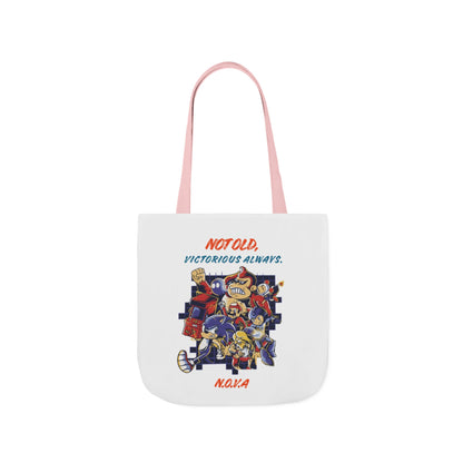Personalized Initial Quote Cartoon Canvas Tote Custom Name
