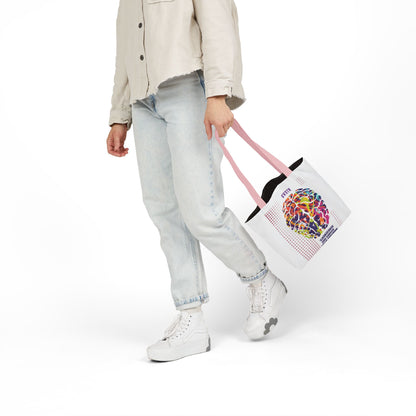 Personalized Initial Quote Brain Canvas Tote Custom Name