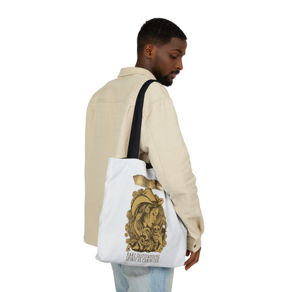 Personalized Initial Quote Golden Girl Canvas Tote Custom Name