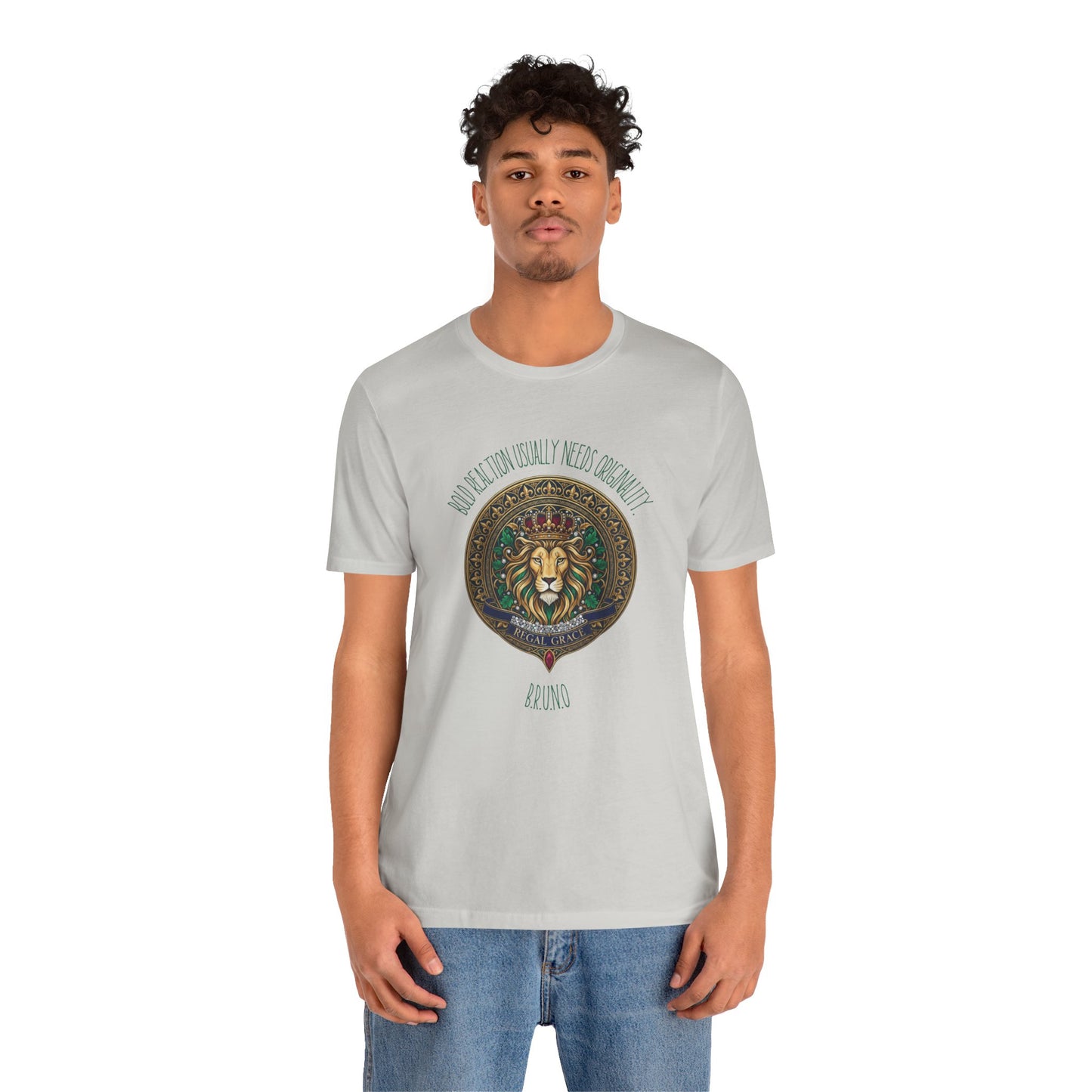 Personalized Lion Crest Graphic Tee