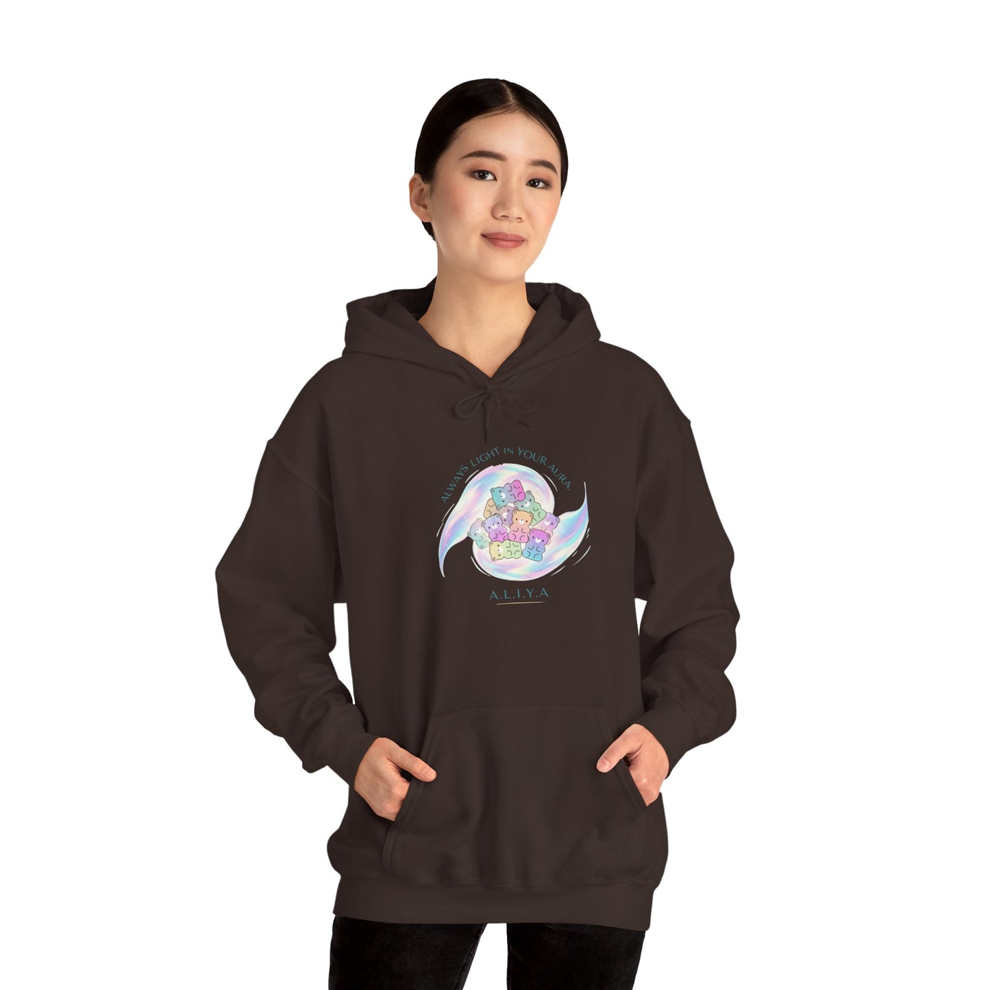 Personalized Pastel Teddy Hooded Sweatshirt