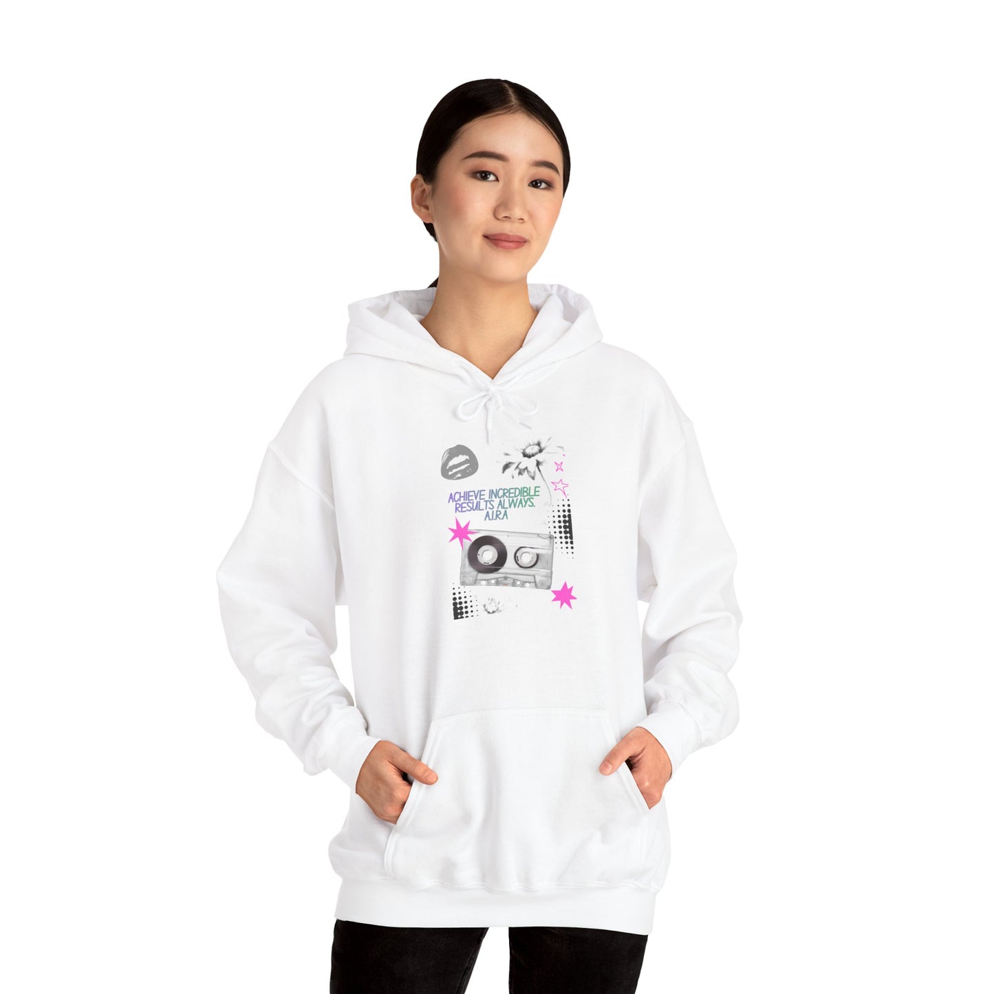 Personalized Cassette Vibes Hooded Sweatshirt