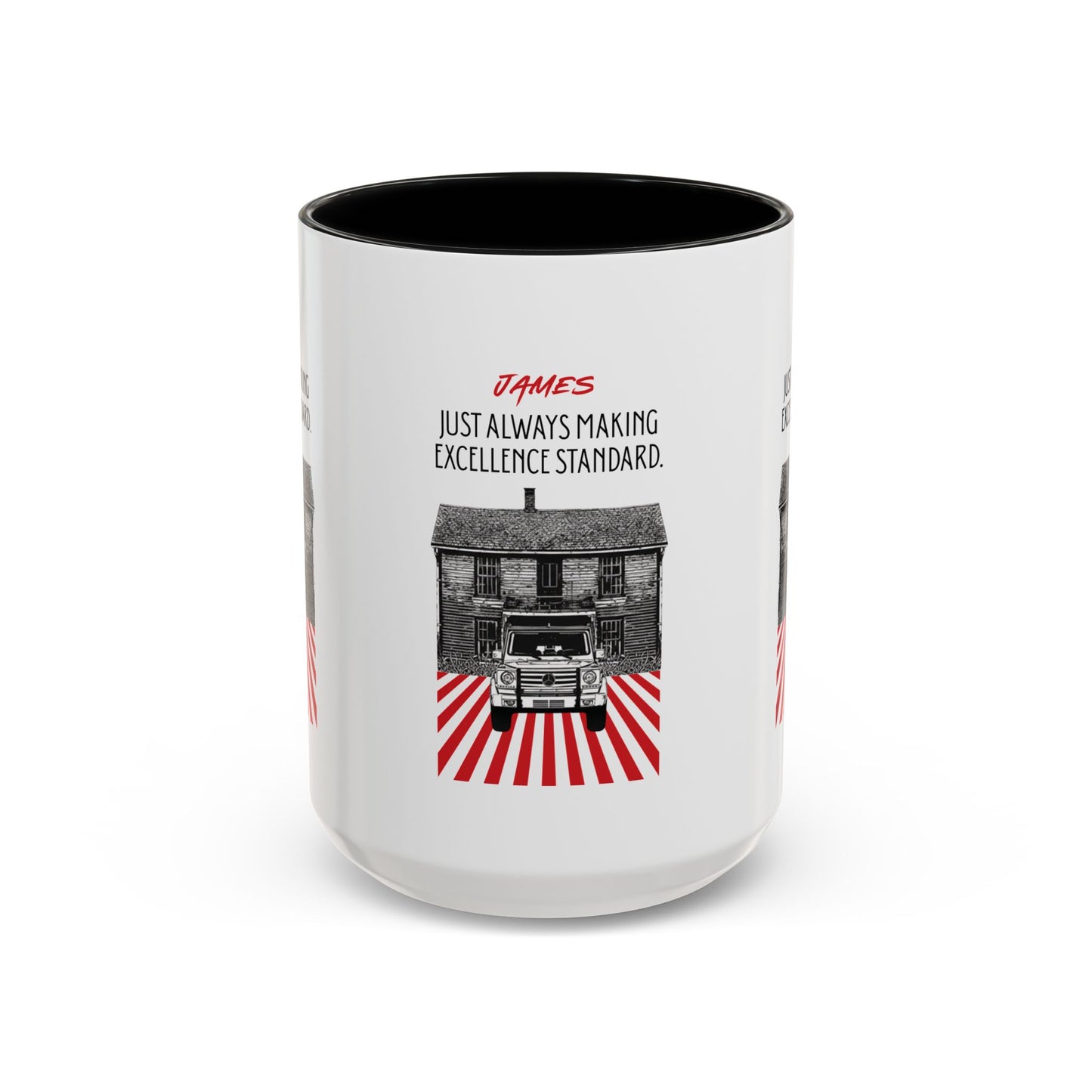 Personalized Vintage Car Accent Coffee Mug