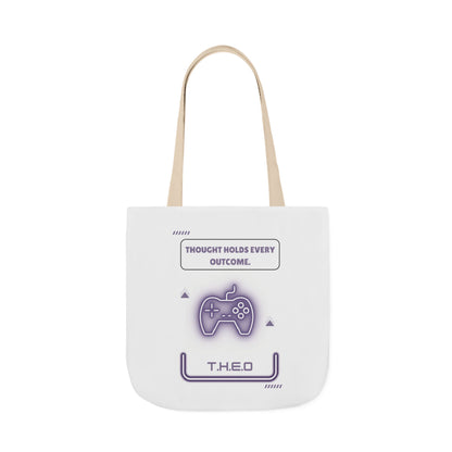 Personalized Initial Quote Game Controller Canvas Tote Custom Name