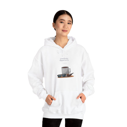 Personalized Coffee and Sunglasses Hooded Sweatshirt
