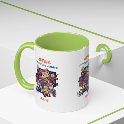 Personalized Victory Cartoon Accent Coffee Mug