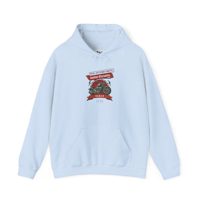 Personalized Motorcycle Graphic Hooded Sweatshirt