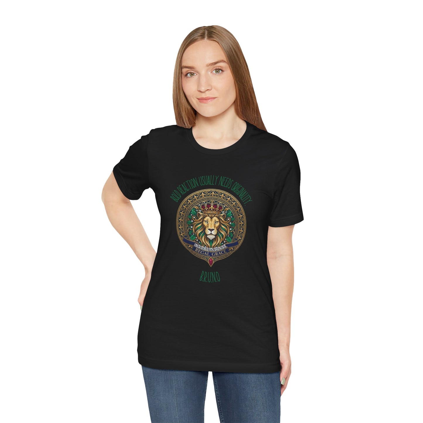 Personalized Lion Crest Graphic Tee