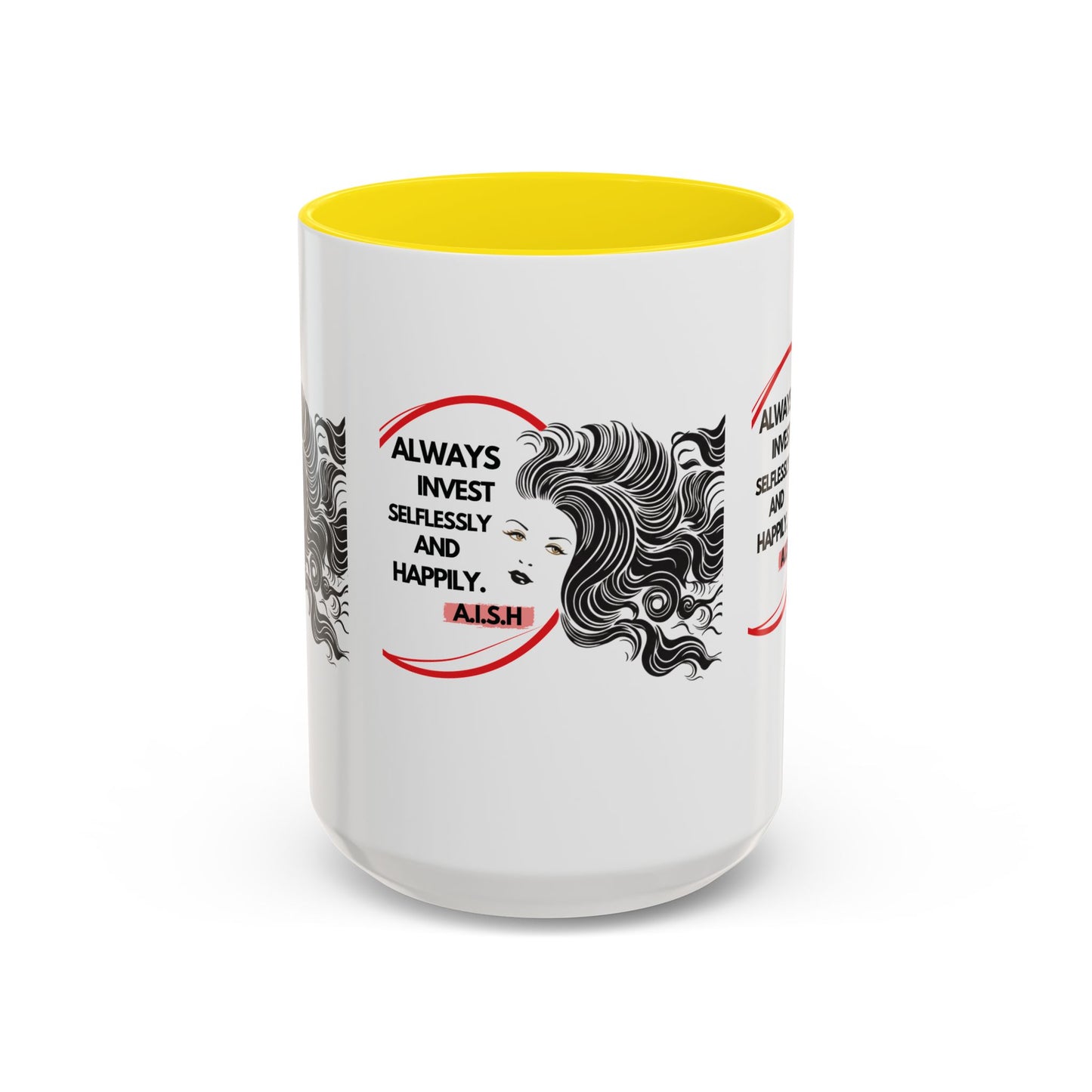 Personalized Inspirational Girl Accent Coffee Mug