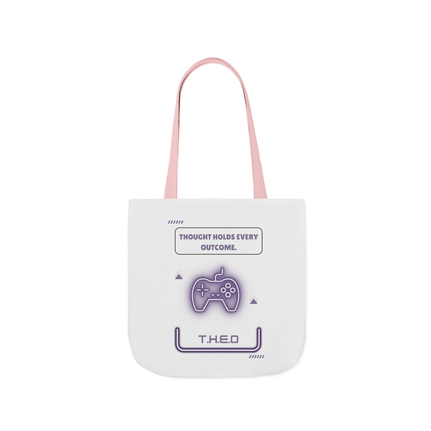 Personalized Initial Quote Game Controller Canvas Tote Custom Name