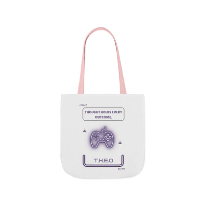 Personalized Initial Quote Game Controller Canvas Tote Custom Name
