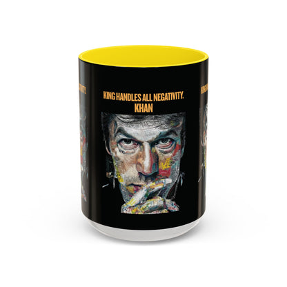 Personalized Initial Khan Accent Coffee Mug