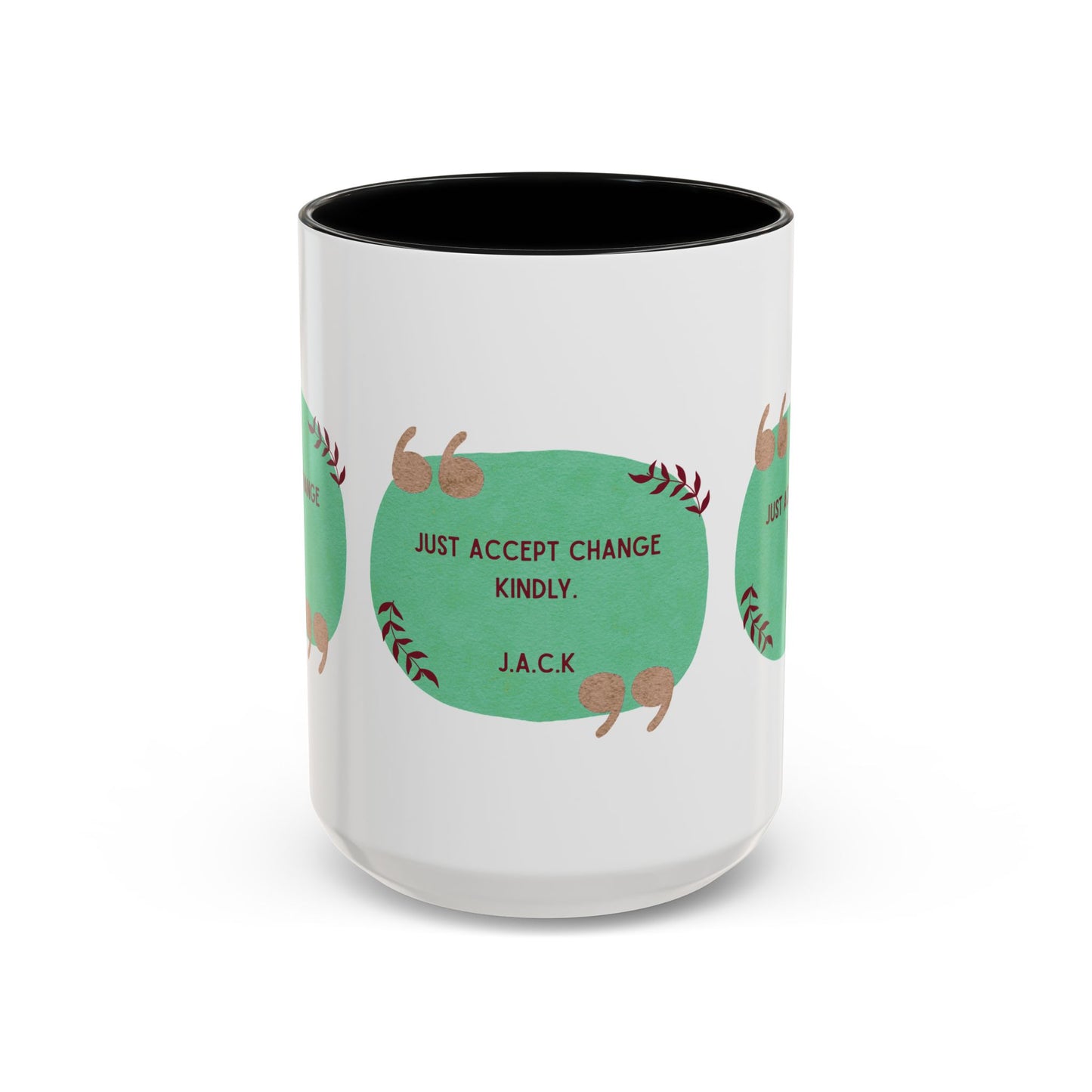 Personalized Note Box Accent Coffee Mug