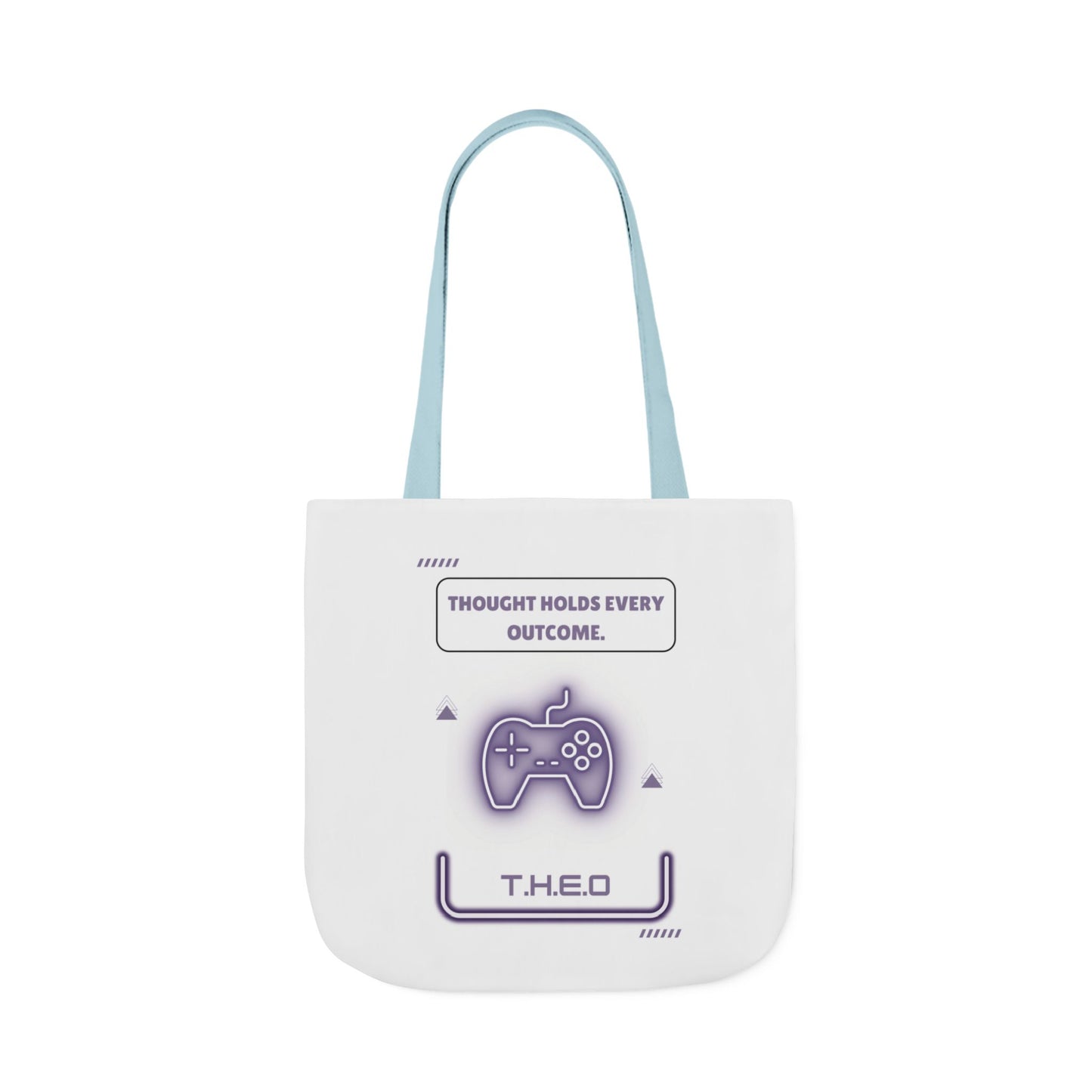 Personalized Initial Quote Game Controller Canvas Tote Custom Name