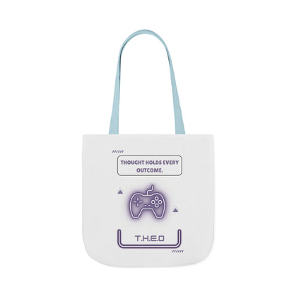 Personalized Initial Quote Game Controller Canvas Tote Custom Name