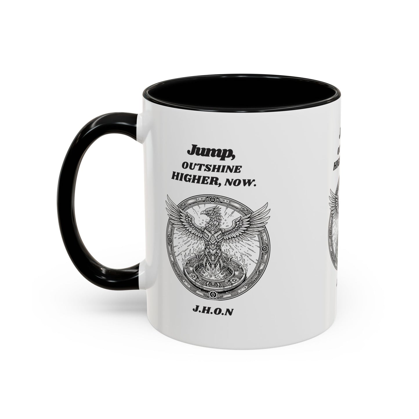 H2 Aura personalized ceramic mug featuring a custom name initial quote and artistic portrait. A unique, high-quality gift that turns a name into a one-of-a-kind statement for daily use.