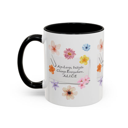 H2 Aura personalized ceramic mug featuring a custom name initial quote and artistic portrait. A unique, high-quality gift that turns a name into a one-of-a-kind statement for daily use.