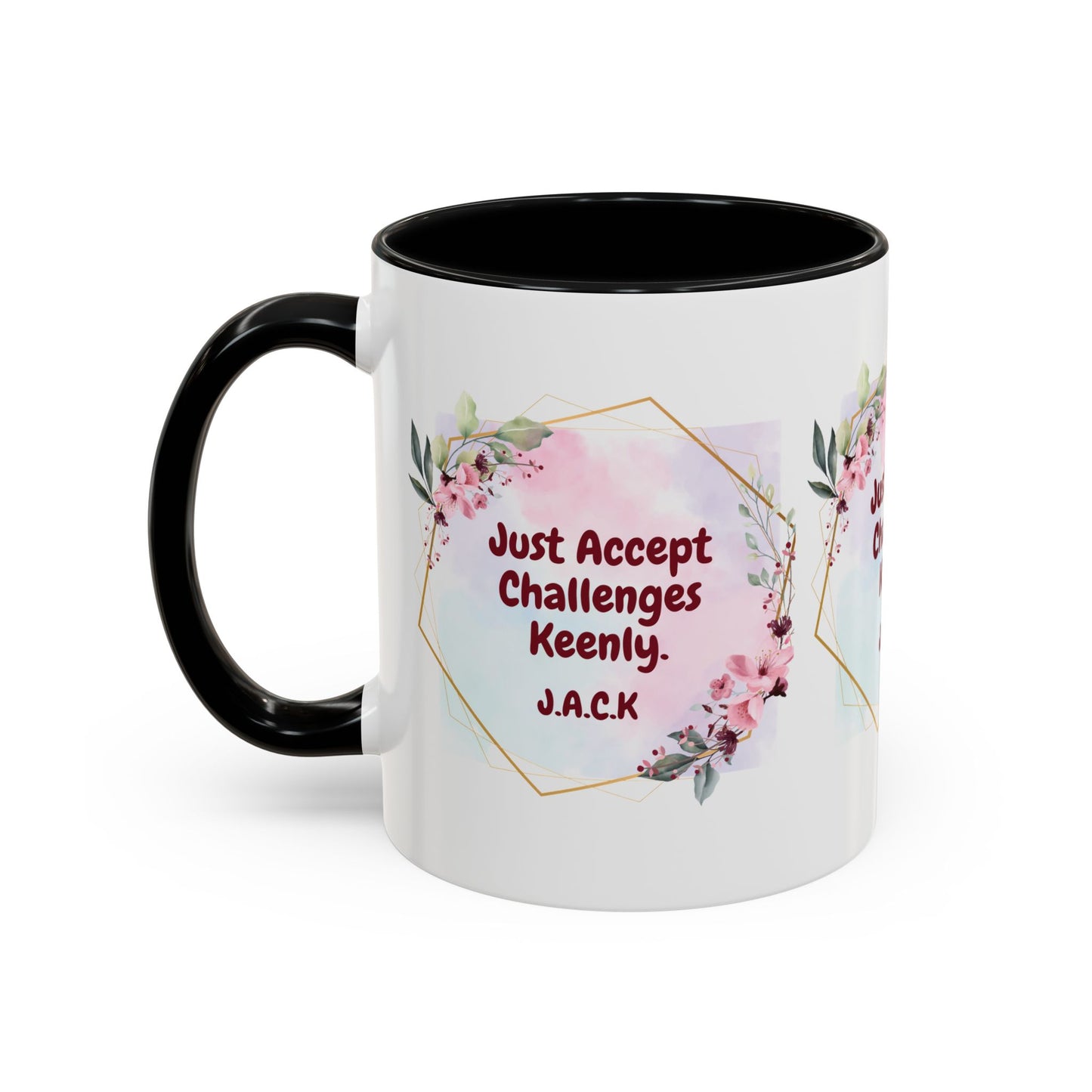 H2 Aura personalized ceramic mug featuring a custom name initial quote and artistic portrait. A unique, high-quality gift that turns a name into a one-of-a-kind statement for daily use.