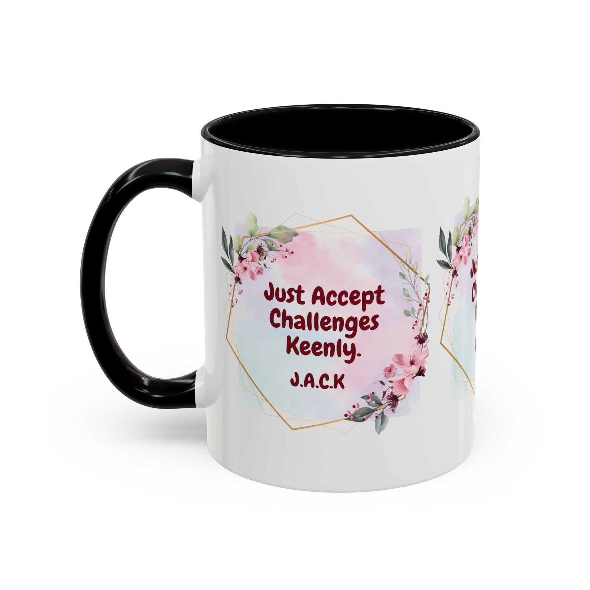 H2 Aura personalized ceramic mug featuring a custom name initial quote and artistic portrait. A unique, high-quality gift that turns a name into a one-of-a-kind statement for daily use.