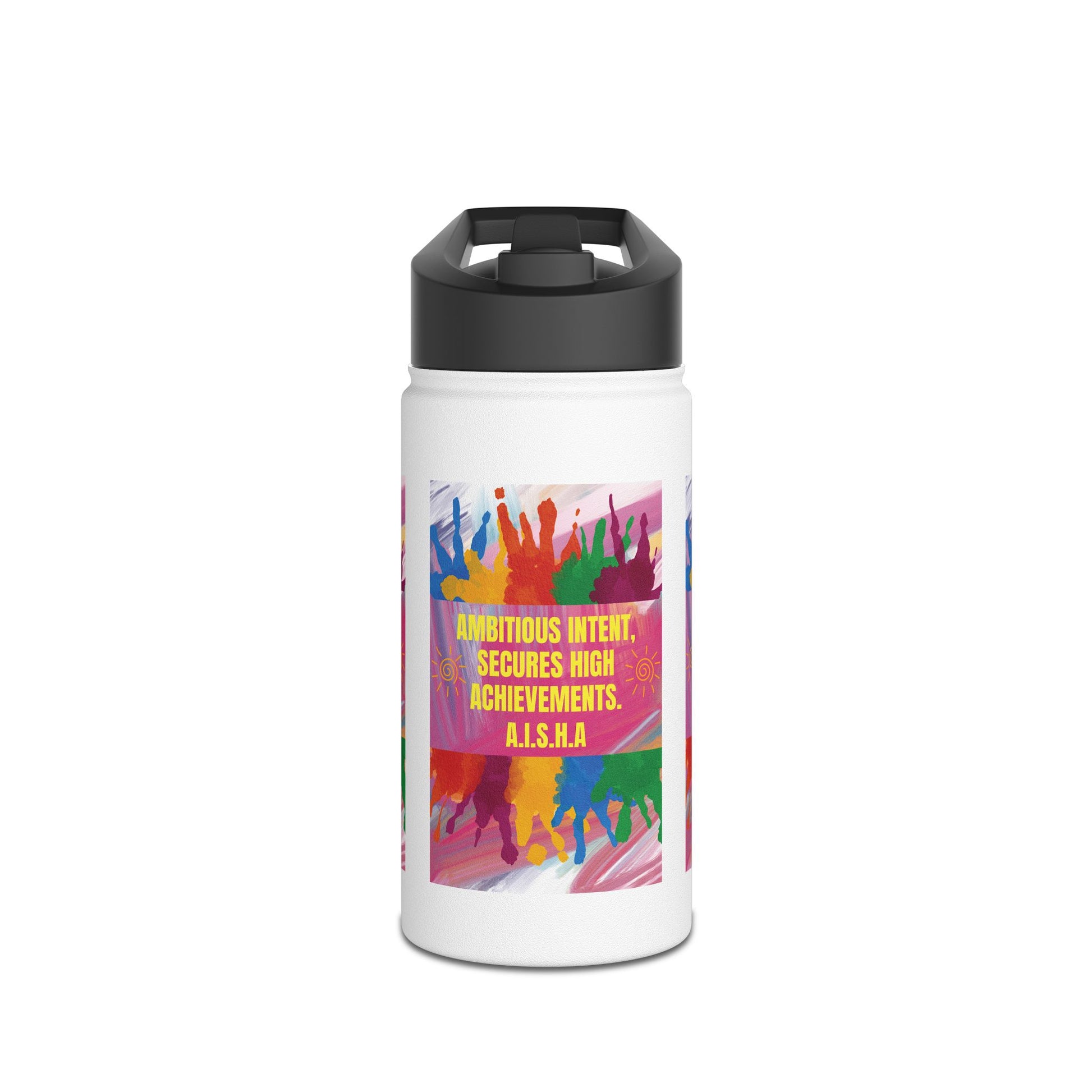 The perfect personalized gift for birthdays or gyms. Custom H2 Aura water bottles with unique initial designs. Durable, BPA-free, and vacuum insulated.