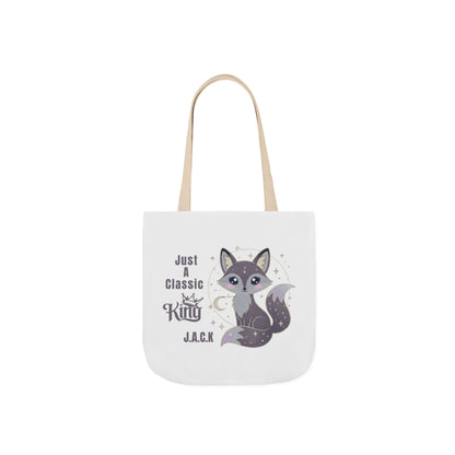 Aesthetic canvas tote bag with custom acrostic name art. Durable, eco-friendly reusable cotton bag featuring a personalized initial quote and minimalist design for sustainable everyday fashion.
