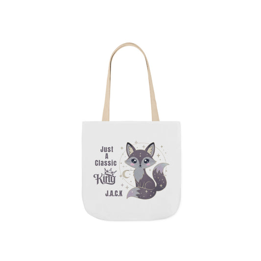 Aesthetic canvas tote bag with custom acrostic name art. Durable, eco-friendly reusable cotton bag featuring a personalized initial quote and minimalist design for sustainable everyday fashion.