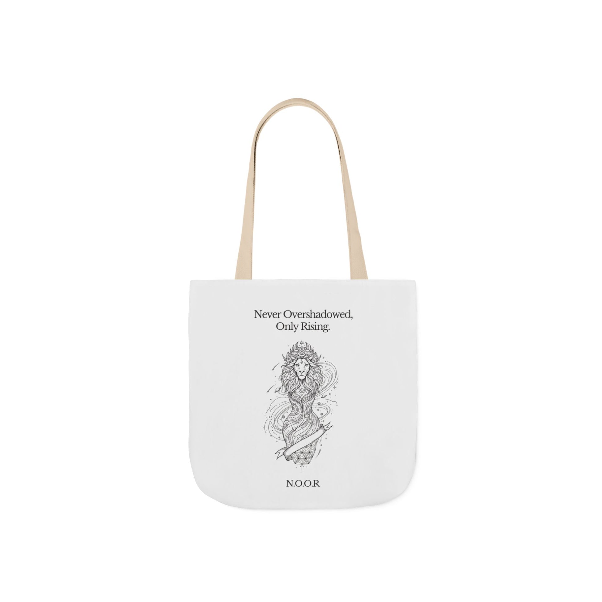Aesthetic canvas tote bag with custom acrostic name art. Durable, eco-friendly reusable cotton bag featuring a personalized initial quote and minimalist design for sustainable everyday fashion.