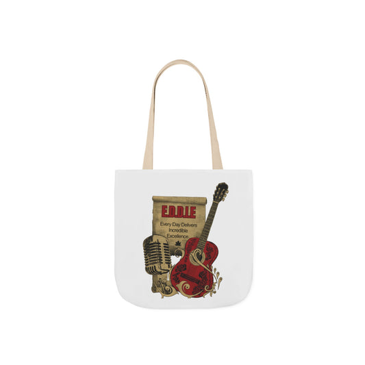 Aesthetic canvas tote bag with custom acrostic name art. Durable, eco-friendly reusable cotton bag featuring a personalized initial quote and minimalist design for sustainable everyday fashion.