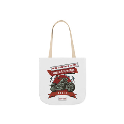 Aesthetic canvas tote bag with custom acrostic name art. Durable, eco-friendly reusable cotton bag featuring a personalized initial quote and minimalist design for sustainable everyday fashion.