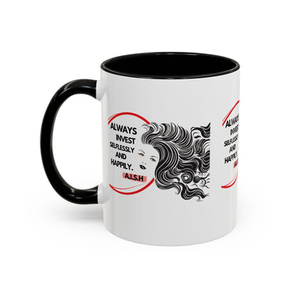 H2 Aura personalized ceramic mug featuring a custom name initial quote and artistic portrait. A unique, high-quality gift that turns a name into a one-of-a-kind statement for daily use.