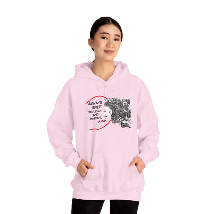 H2 Aura premium personalized hoodie with a custom name initial acrostic quote. This versatile streetwear piece features a bold artistic design and a unique narrative that is purely yours.