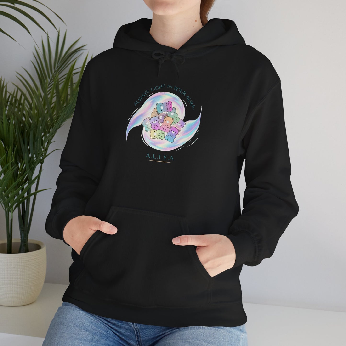 H2 Aura premium personalized hoodie with a custom name initial acrostic quote. This versatile streetwear piece features a bold artistic design and a unique narrative that is purely yours.