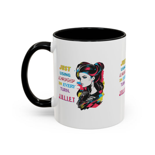 H2 Aura personalized ceramic mug featuring a custom name initial quote and artistic portrait. A unique, high-quality gift that turns a name into a one-of-a-kind statement for daily use.